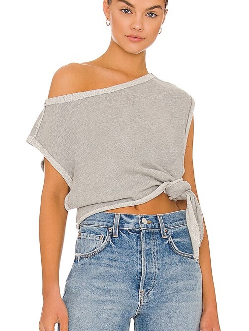 Free People Fresh to Def pullover Heather Gray